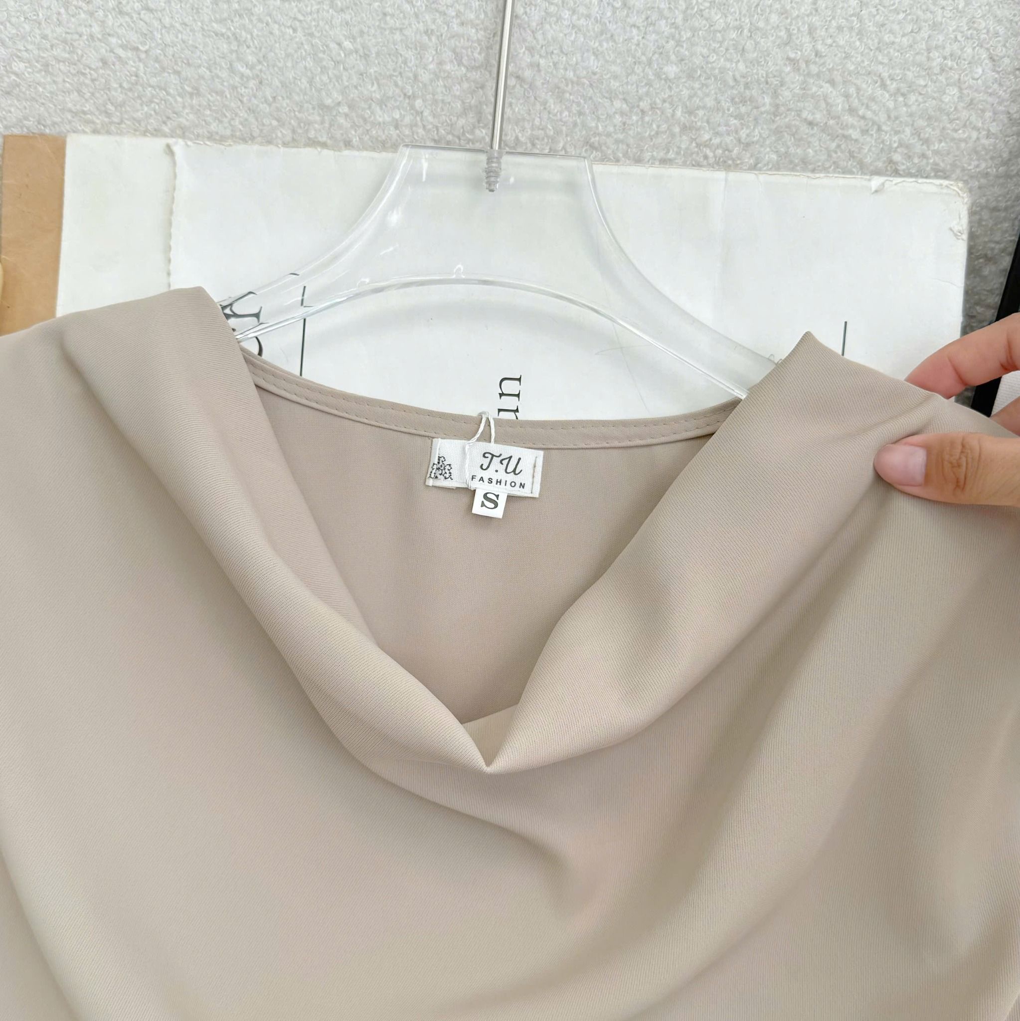 Áo Cotton Chéo Thiết Kế TuTu Store Phù Hợp Đi Làm Dành Cho Nữ - Mã AS596