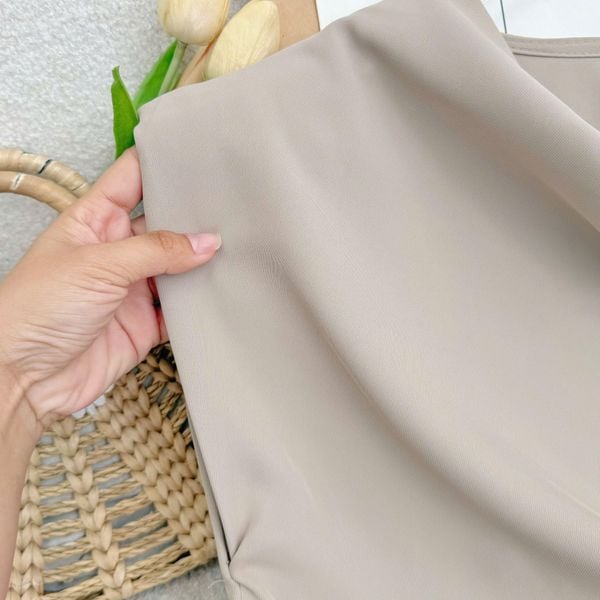 Áo Cotton Chéo Thiết Kế TuTu Store Phù Hợp Đi Làm Dành Cho Nữ - Mã AS596