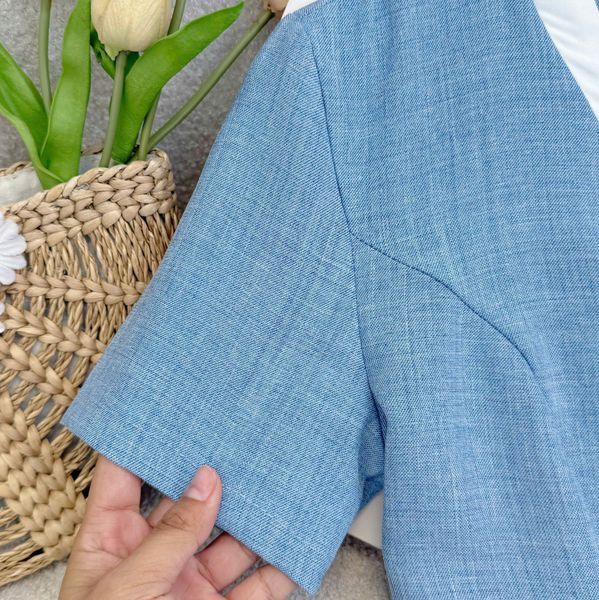 Áo Bố Gân Hàn Quốc Peplum Thiết Kế TuTu Store Phù Hợp Đi Làm Dành Cho Nữ - Mã A512
