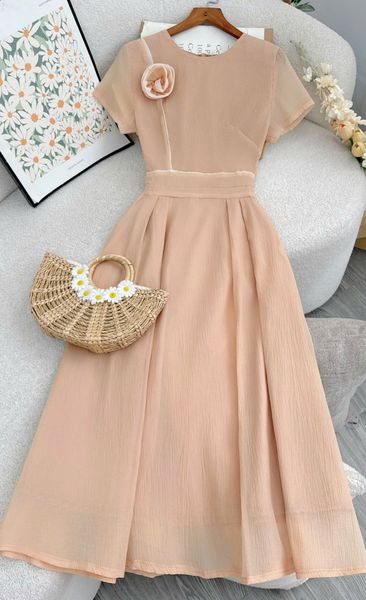 Đầm Tơ Nén Thiết Kế TuTu Store Phù Hợp Đi Chơi Dành Cho Nữ - Mã D1198