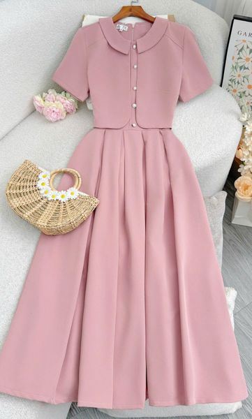 Đầm Cotton Hàn Thiết Kế TuTu Store Phù Hợp Đi Làm Dành Cho Nữ - Mã D1218