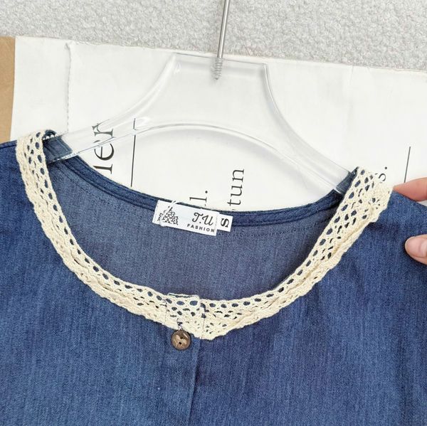 Áo Denim Thiết Kế TuTu Store Phù Hợp Đi Chơi Dành Cho Nữ - Mã AS600