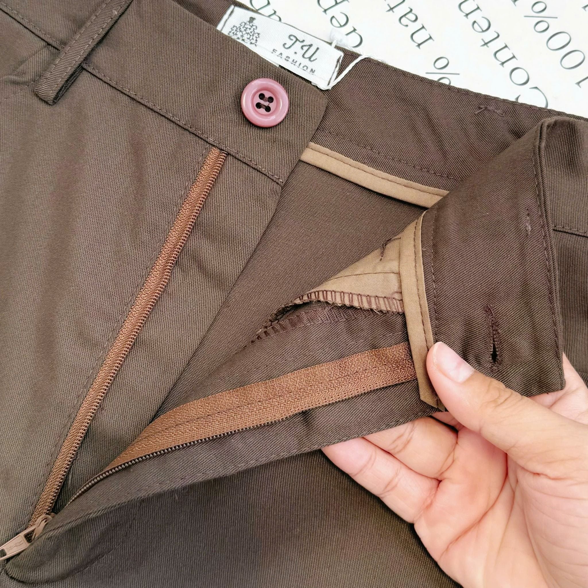 Quần Kaki Cotton Thiết Kế TuTu Store Phù Hợp Đi Chơi Dành Cho Nữ - Mã Q141
