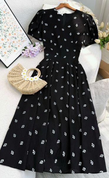 Đầm Tơ Tằm Thiết Kế TuTu Store Phù Hợp Đi Chơi Dành Cho Nữ - Mã D1220
