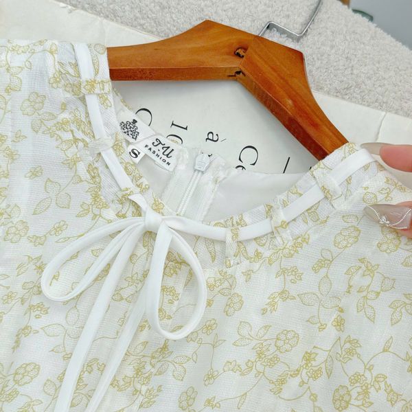 Đầm Xô Linen Thiết Kế TuTu Store Phù Hợp Đi Chơi Dành Cho Nữ - Mã D1223