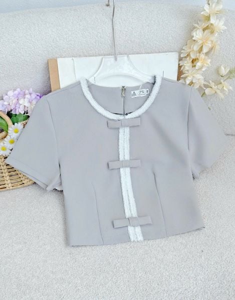 Áo Cotton Hàn Thiết Kế TuTu Store Phù Hợp Đi Chơi Dành Cho Nữ - Mã AS606