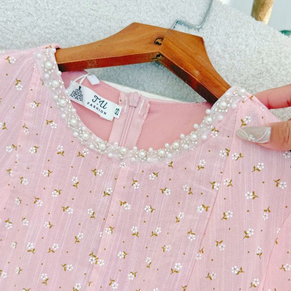 Đầm Linen Gân Thiết Kế TuTu Store Phù Hợp Đi Chơi Dành Cho Nữ - Mã D1194