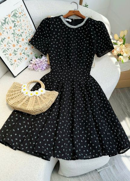 Đầm Linen Gân Thiết Kế TuTu Store Phù Hợp Đi Chơi Dành Cho Nữ - Mã D1194