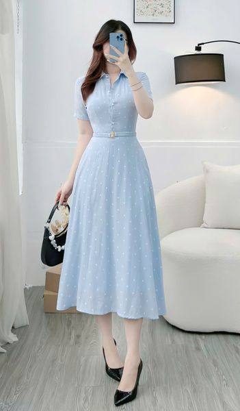 Đầm Tơ Tằm Thiết Kế TuTu Store Phù Hợp Đi Làm Dành Cho Nữ - Mã D1225