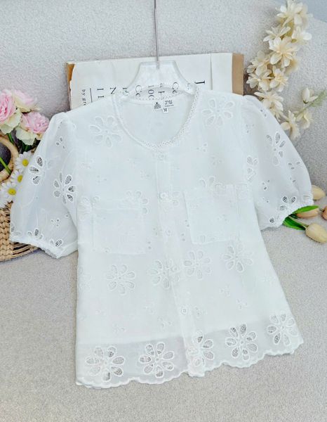 Áo Kate Thêu Thiết Kế TuTu Store Phù Hợp Đi Chơi Dành Cho Nữ - Mã AS598