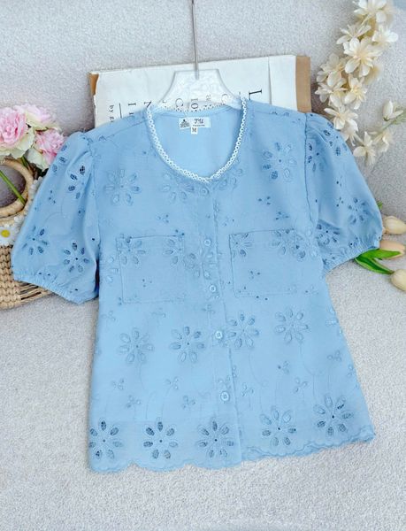 Áo Kate Thêu Thiết Kế TuTu Store Phù Hợp Đi Chơi Dành Cho Nữ - Mã AS598