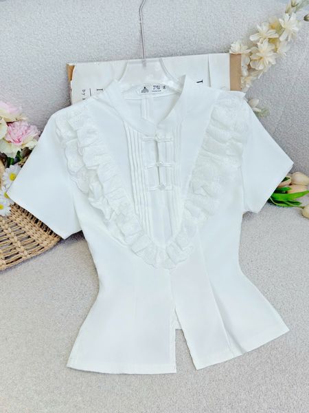 Áo Tơ Nhăn Thiết Kế TuTu Store Phù Hợp Đi Chơi Dành Cho Nữ - Mã AS604