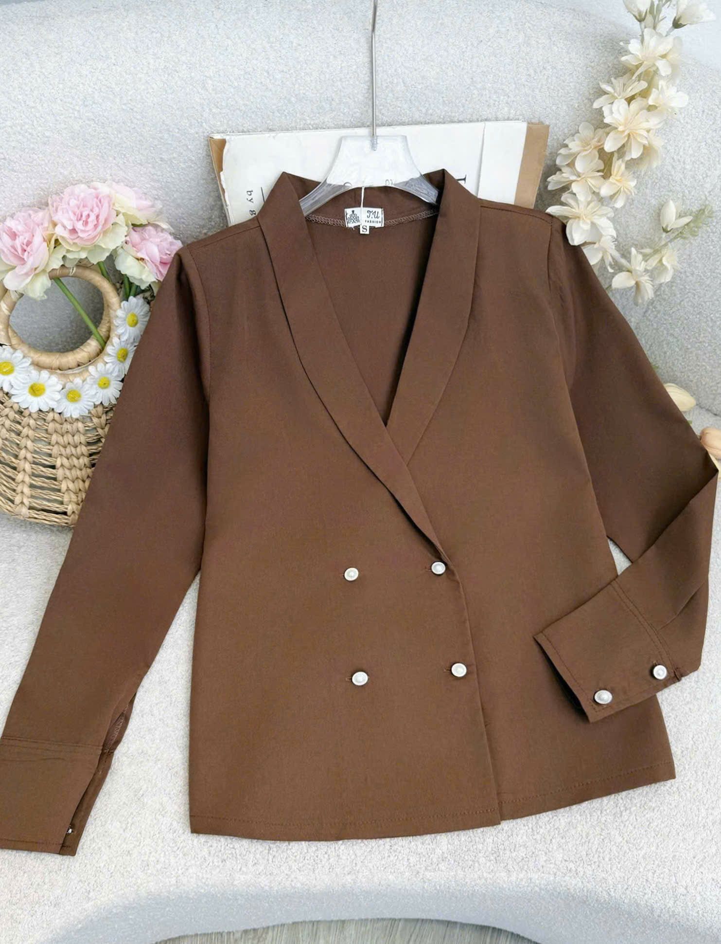 Áo Kate Lụa Thiết Kế TuTu Store Phù Hợp Đi Làm Dành Cho Nữ - Mã A584