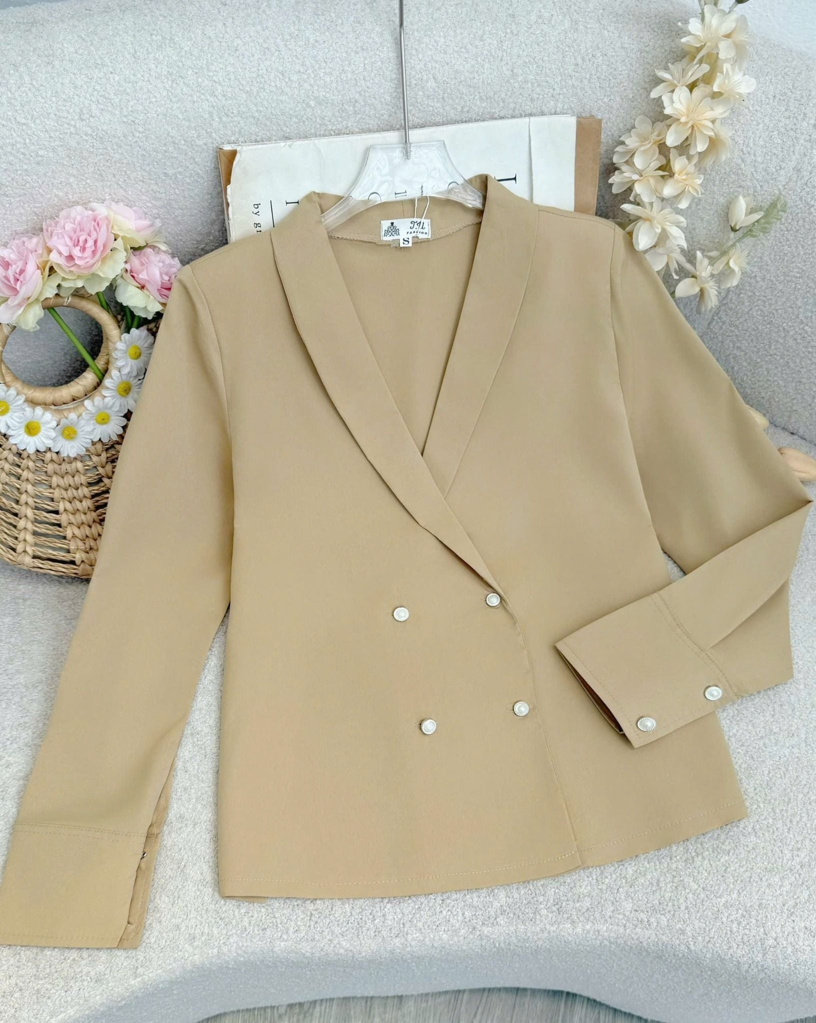 Áo Kate Lụa Thiết Kế TuTu Store Phù Hợp Đi Làm Dành Cho Nữ - Mã A584