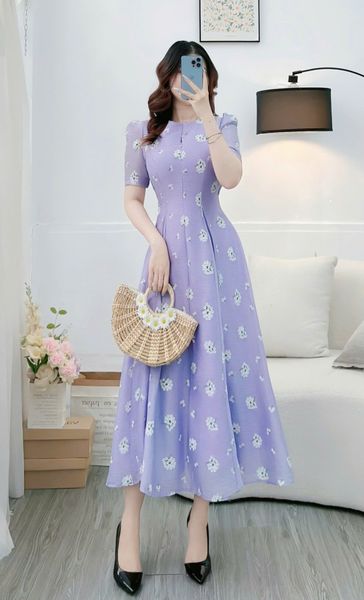Đầm Tơ Ánh Thiết Kế TuTu Store Phù Hợp Đi Chơi Dành Cho Nữ - Mã D1232