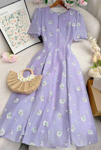 Đầm Tơ Ánh Thiết Kế TuTu Store Phù Hợp Đi Chơi Dành Cho Nữ - Mã D1232