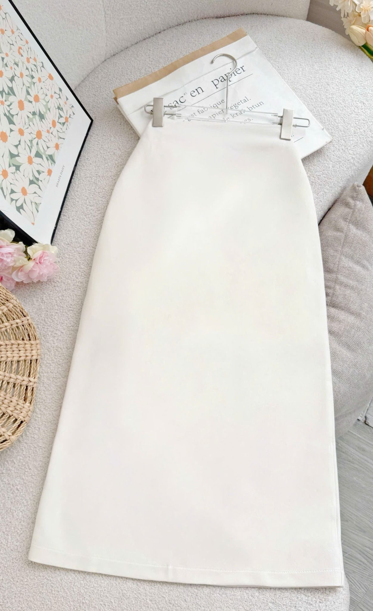 Chân Váy Cotton Hàn Thiết Kế TuTu Store Phù Hợp Đi Làm Dành Cho Nữ - Mã VS608