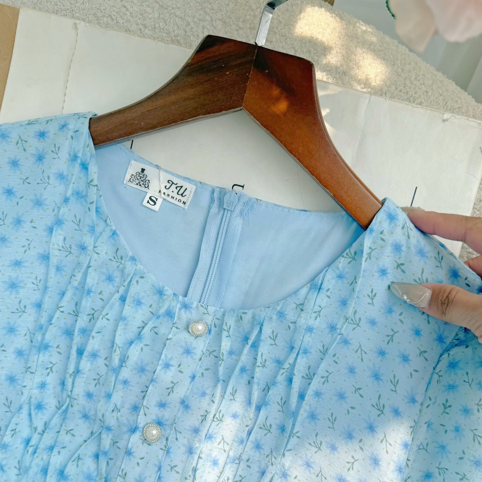 Đầm Tơ Xốp Thiết Kế TuTu Store Phù Hợp Đi Chơi Dành Cho Nữ - Mã D1235