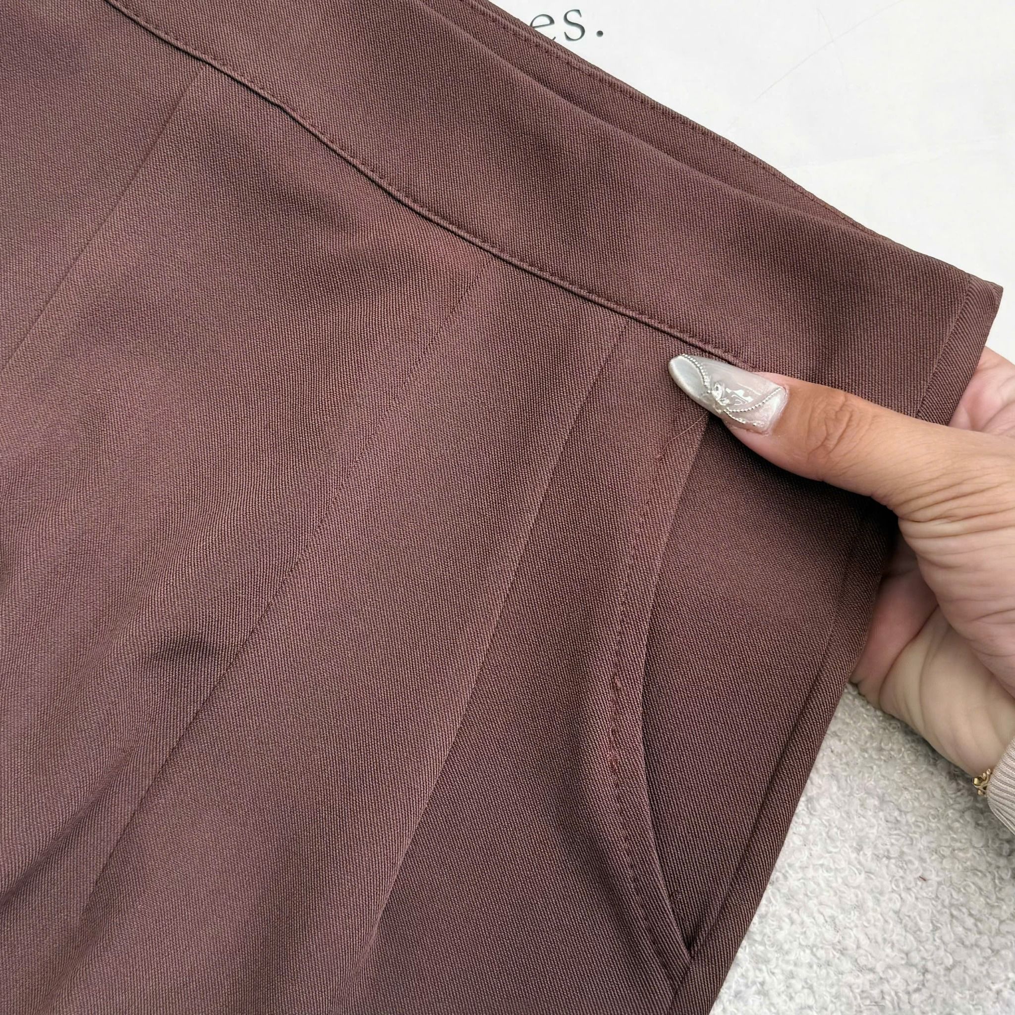 Quần Cotton Hàn Thiết Kế TuTu Store Phù Hợp Đi Làm Dành Cho Nữ - Mã QS607