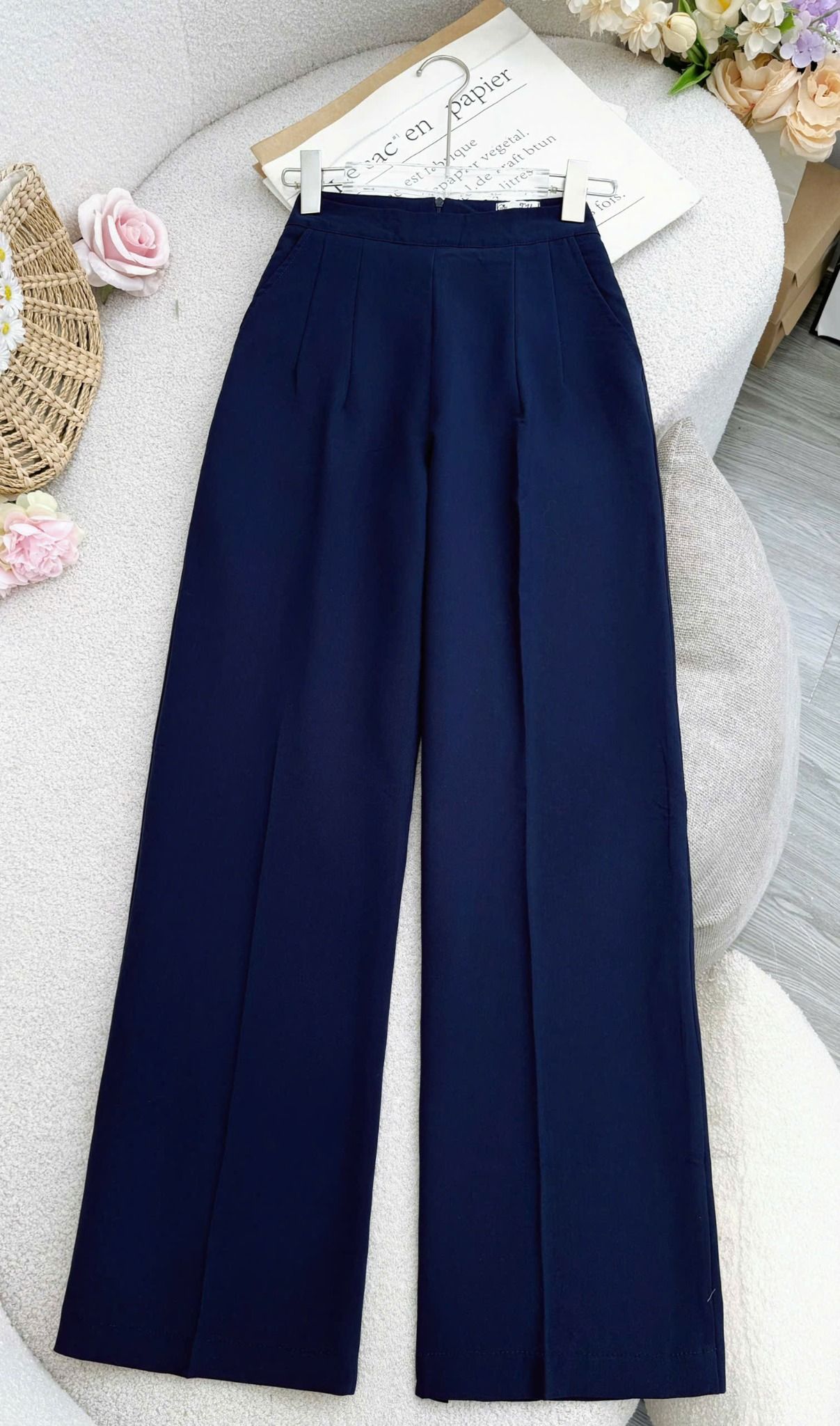 Quần Cotton Hàn Thiết Kế TuTu Store Phù Hợp Đi Làm Dành Cho Nữ - Mã QS607