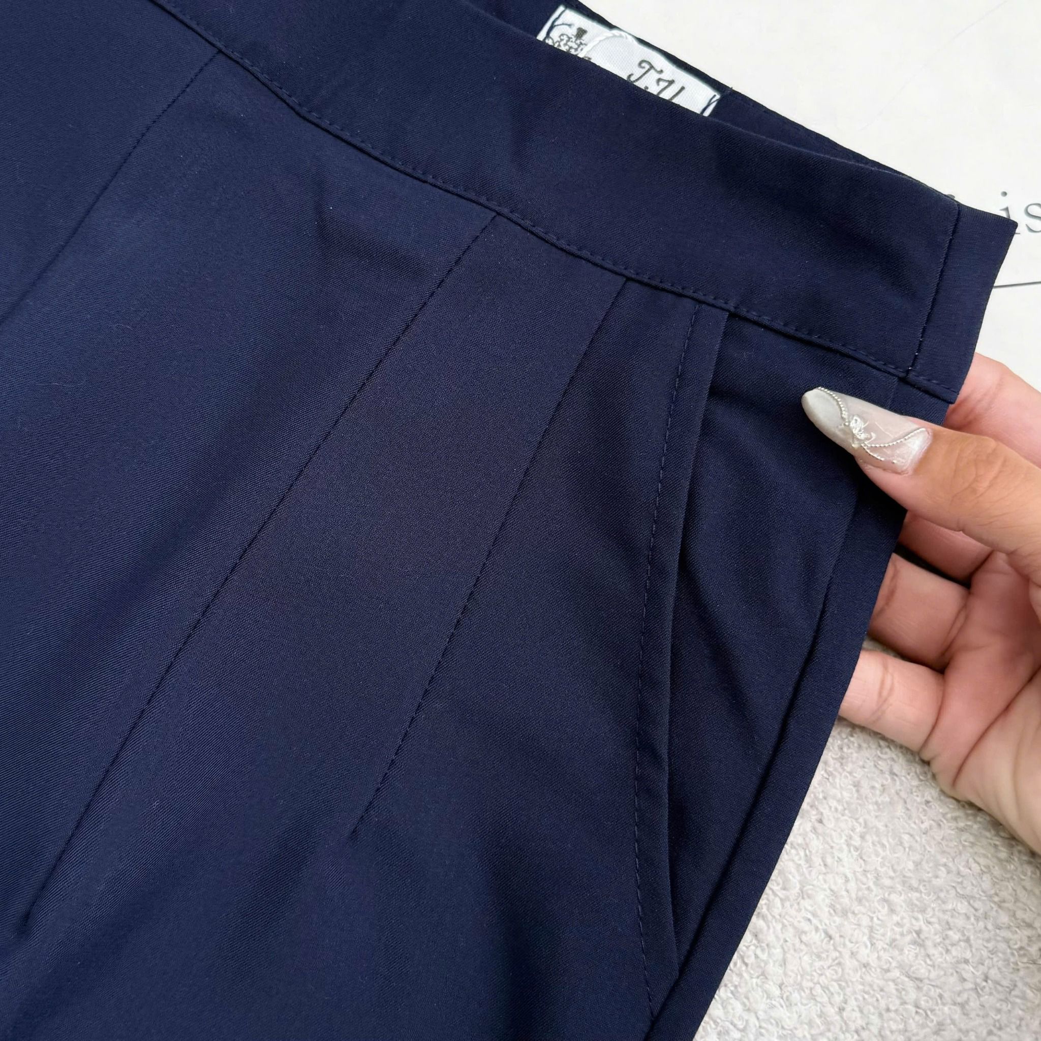 Quần Cotton Hàn Thiết Kế TuTu Store Phù Hợp Đi Làm Dành Cho Nữ - Mã QS607