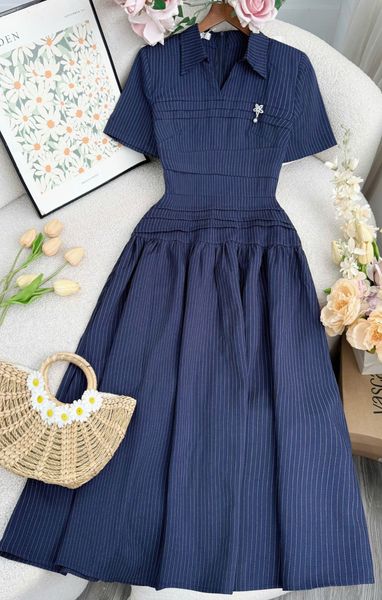 Đầm Sọc Bố Thái Thiết Kế TuTu Store Phù Hợp Đi Làm Dành Cho Nữ - Mã D1219