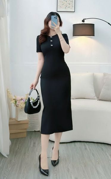 Đầm Cotton Hàn Thiết Kế TuTu Store Phù Hợp Đi Làm Dành Cho Nữ - Mã D1230