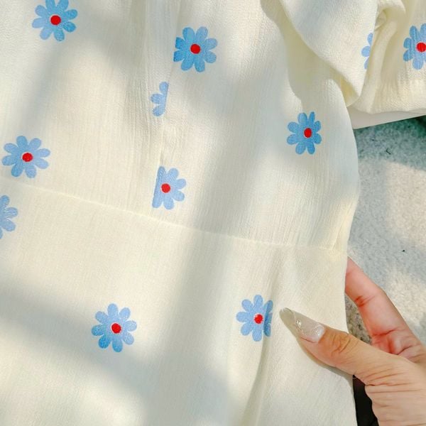 Đầm Tơ Tằm Gân Thiết Kế TuTu Store Phù Hợp Đi Chơi Dành Cho Nữ - Mã D1236