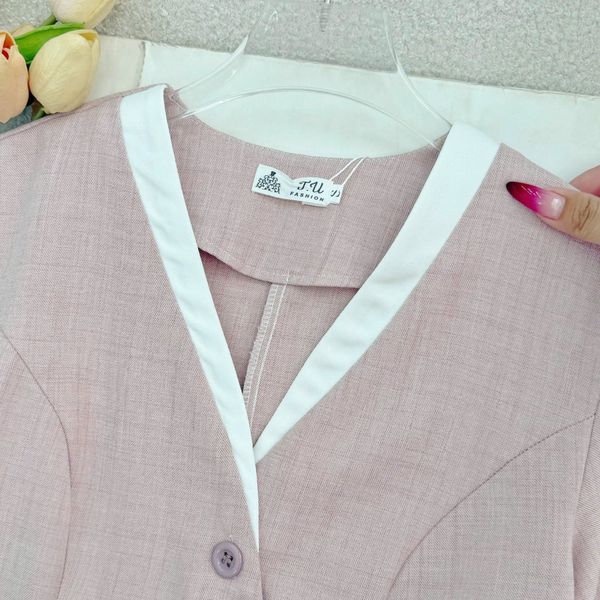 Áo Bố Gân Hàn Quốc Peplum Thiết Kế TuTu Store Phù Hợp Đi Làm Dành Cho Nữ - Mã A512