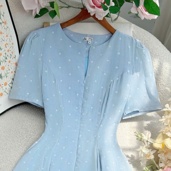 Đầm Tằm Gân Thiết Kế TuTu Store Phù Hợp Đi Làm Dành Cho Nữ - Mã D1244