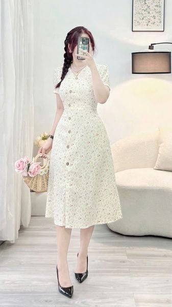 Váy Gân Hàn Quốc Thiết Kế TuTu Store - Mã D747