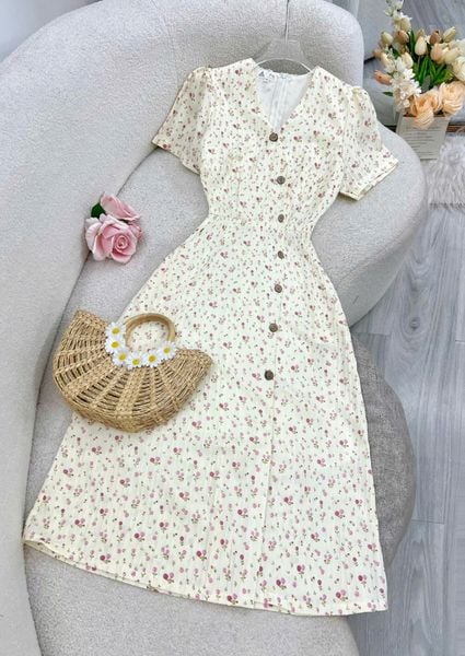 Váy Gân Hàn Quốc Thiết Kế TuTu Store - Mã D747