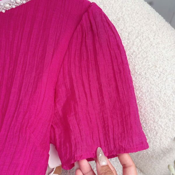Đầm Tơ Xốp Nhăn Thiết Kế TuTu Store Phù Hợp Đi Chơi Dành Cho Nữ - Mã D1241
