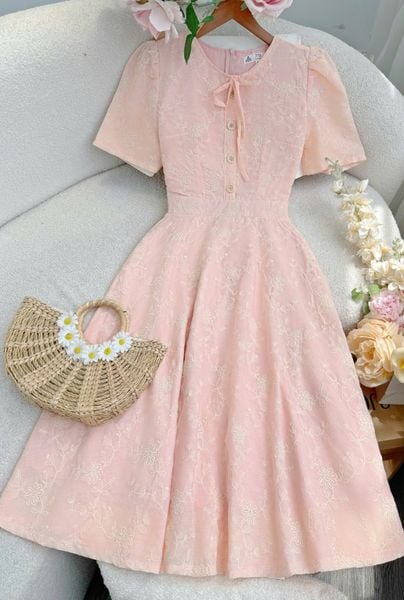 Đầm Kate Thêu Thiết Kế TuTu Store Phù Hợp Đi Chơi Dành Cho Nữ - Mã D1246