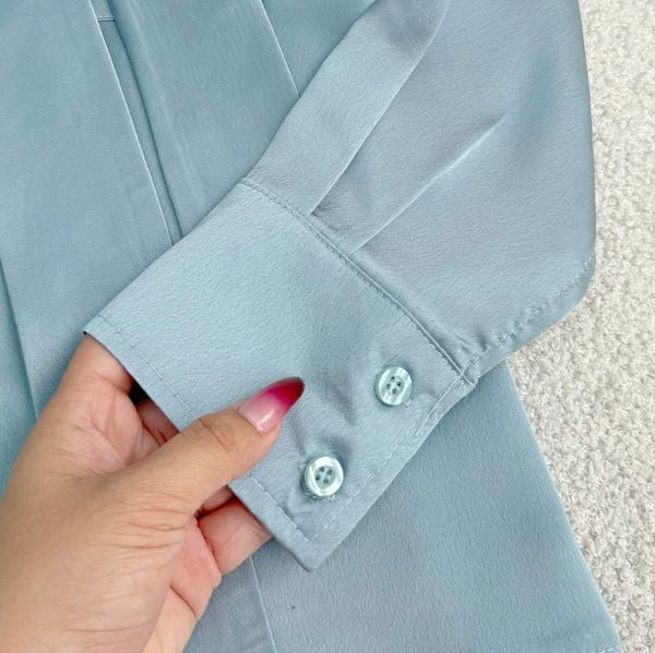 Áo Lụa Hàn Châu Mềm Mại Phù Hợp Đi Làm Thiết Kế TuTu Store Dành Cho Nữ - Mã AS551