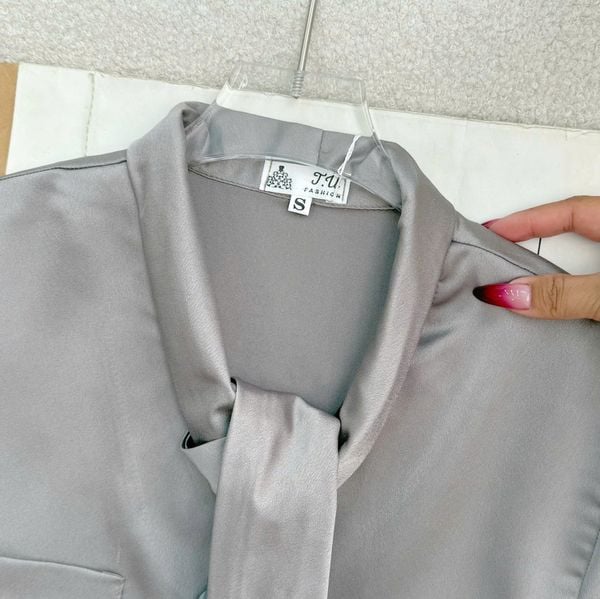 Áo Lụa Hàn Châu Mềm Mại Phù Hợp Đi Làm Thiết Kế TuTu Store Dành Cho Nữ - Mã AS551