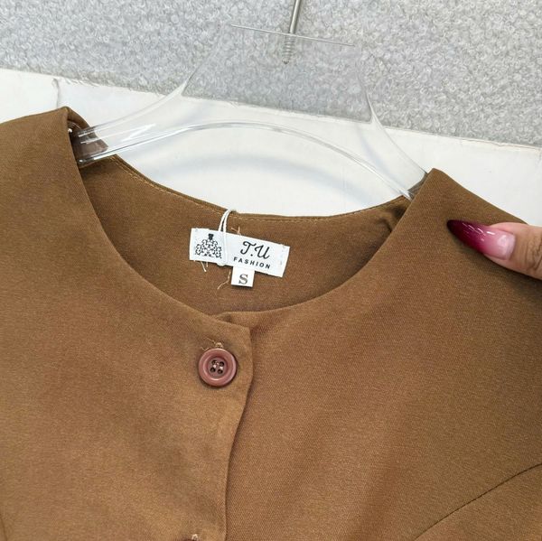 Áo Chéo Nhung Hàn Peplum Thiết Kế TuTu Store Phù Hợp Đi Làm Dành Cho Nữ - Mã AS559