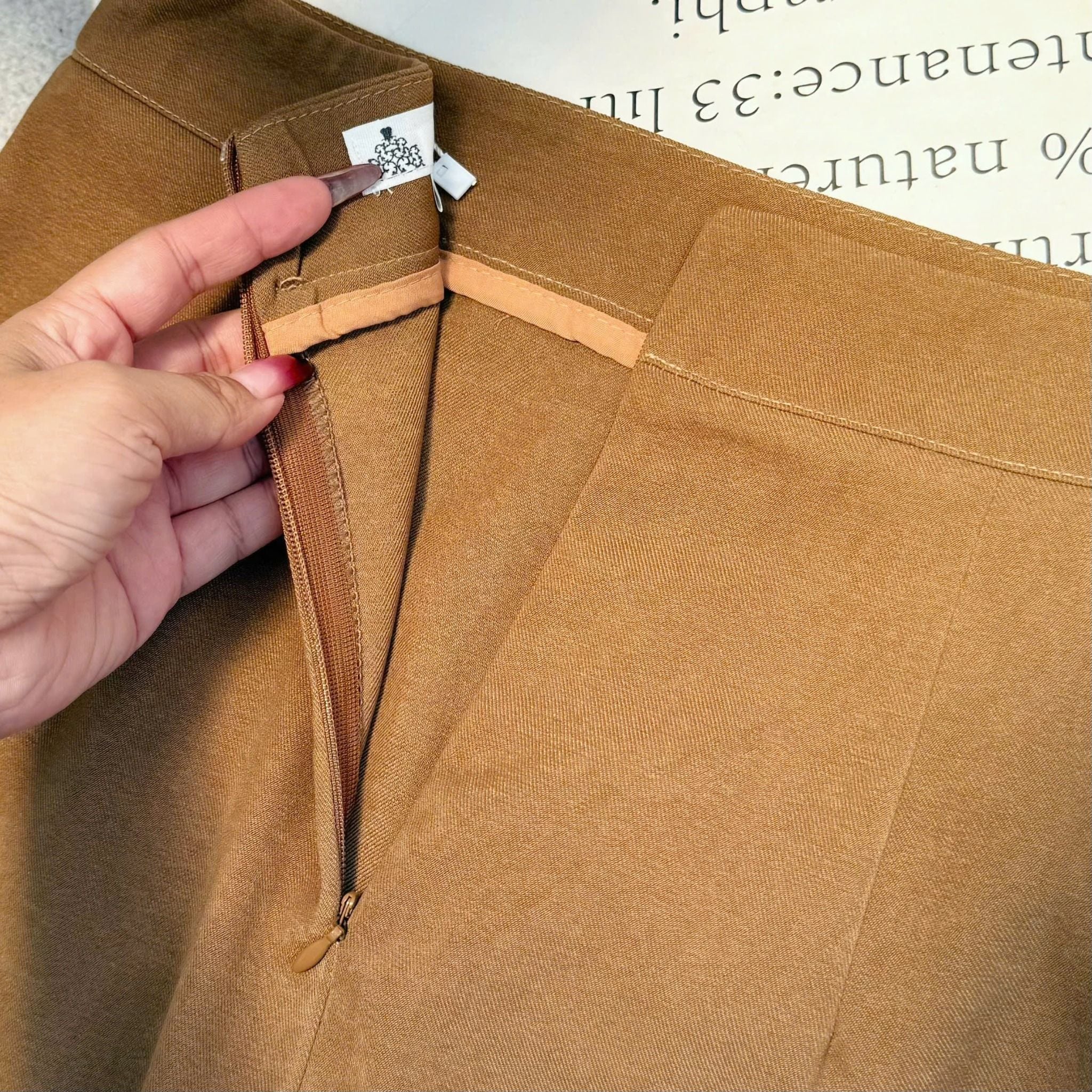 Chân Váy Chéo Nhung Hàn Thiết Kế TuTu Store Phù Hợp Đi Làm Dành Cho Nữ - Mã VS559