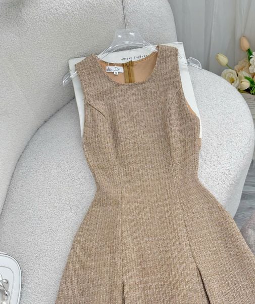 Yếm Đầm Dạ Tweed Thiết Kế TuTu Store Dành Cho Nữ - Mã YS522