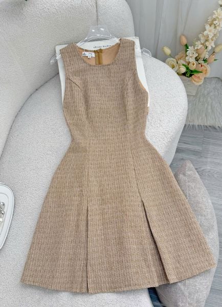 Yếm Đầm Dạ Tweed Thiết Kế TuTu Store Dành Cho Nữ - Mã YS522