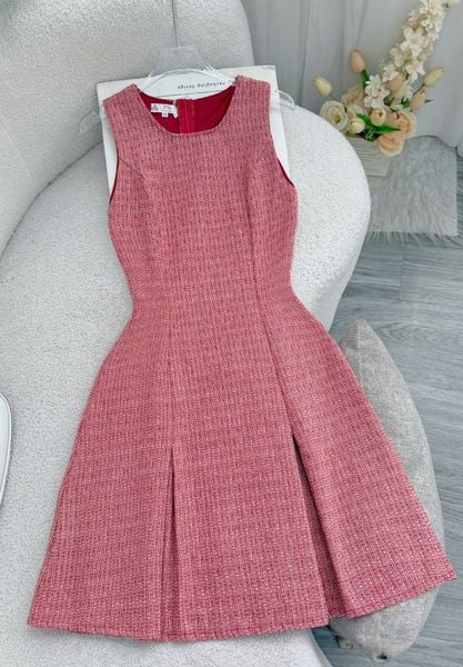 Yếm Đầm Dạ Tweed Thiết Kế TuTu Store Dành Cho Nữ - Mã YS522