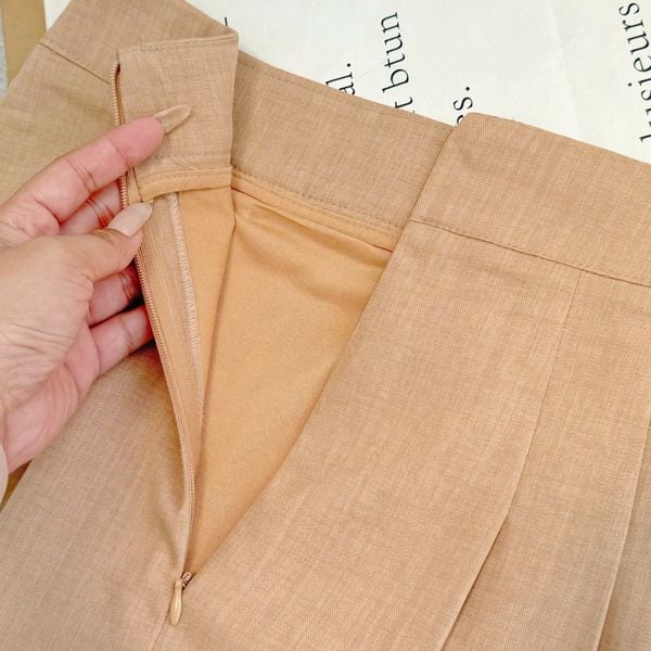 Chân Váy Kaki Wash Thiết Kế TuTu Store Phù Hợp Đi Làm Dành Cho Nữ - Mã VS568