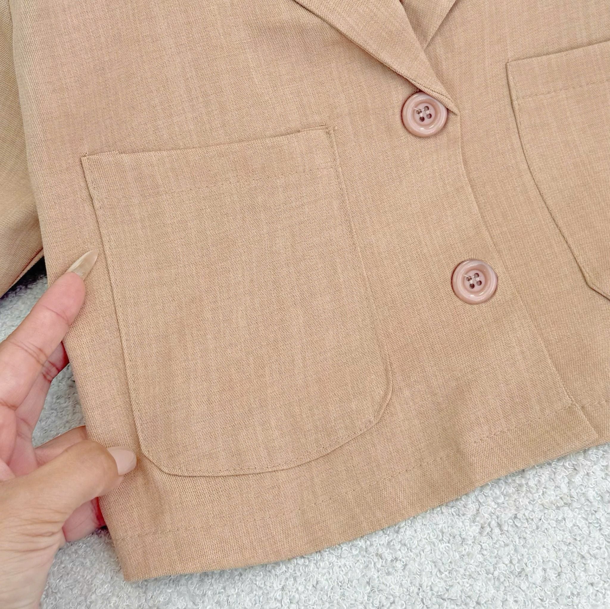 Áo Kaki Wash Thiết Kế TuTu Store Phù Hợp Đi Làm Dành Cho Nữ - Mã AS568