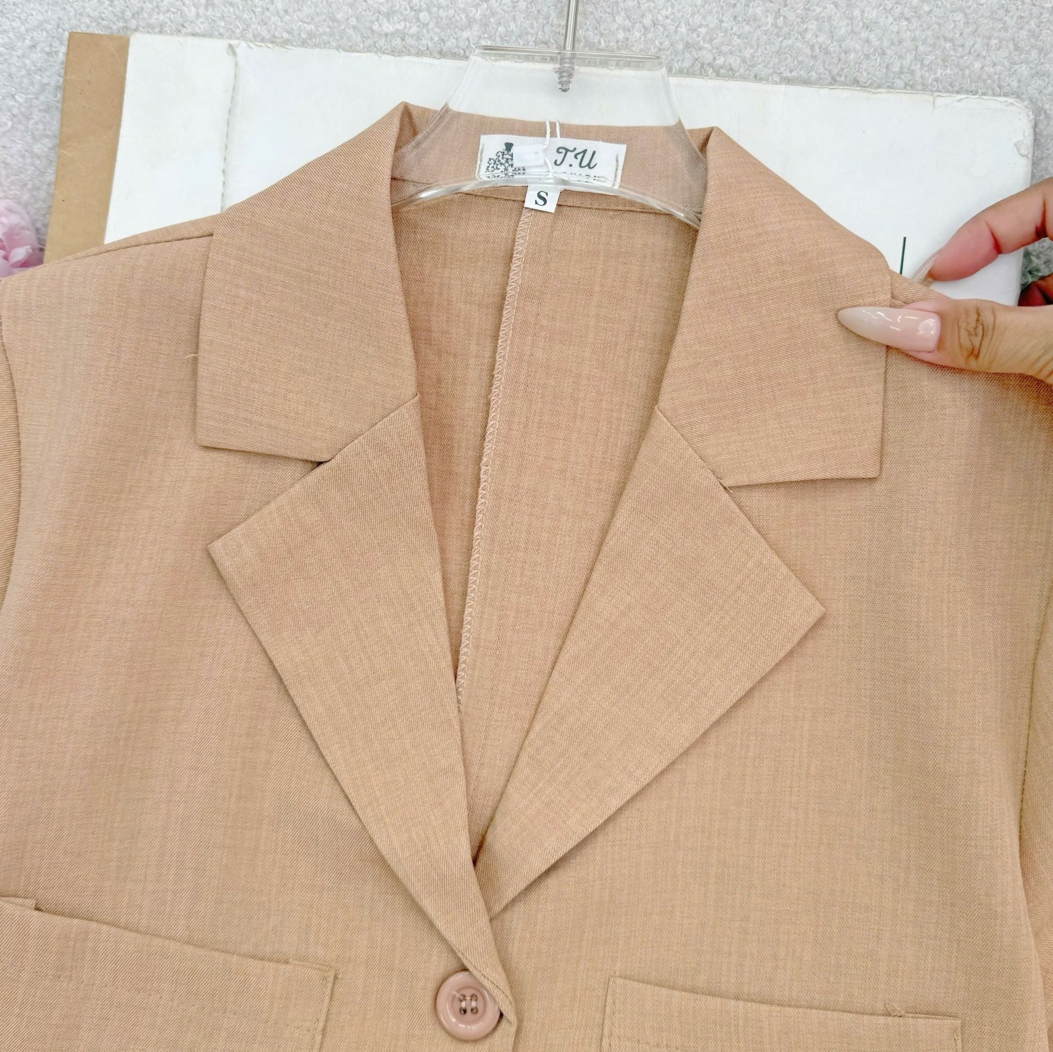 Áo Kaki Wash Thiết Kế TuTu Store Phù Hợp Đi Làm Dành Cho Nữ - Mã AS568