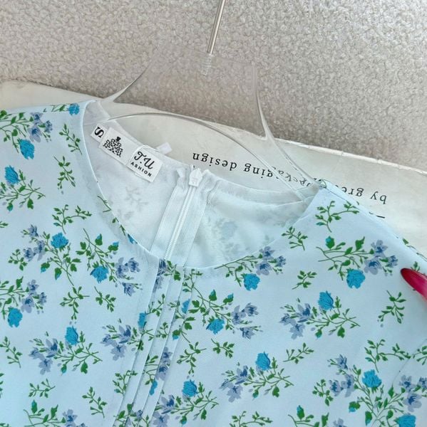 Váy Lụa Nhật Hoa Nhí Phù Hợp Đi Chơi Thiết Kế TuTu Store Dành Cho Nữ - Mã D1086