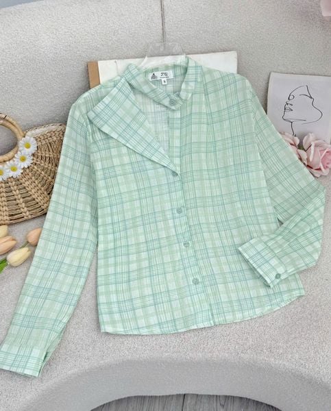 Áo Voan Ý Caro Thiết Kế TuTu Store Phù Hợp Đi Làm Dành Cho Nữ - Mã AS581