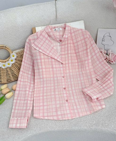 Áo Voan Ý Caro Thiết Kế TuTu Store Phù Hợp Đi Làm Dành Cho Nữ - Mã AS581