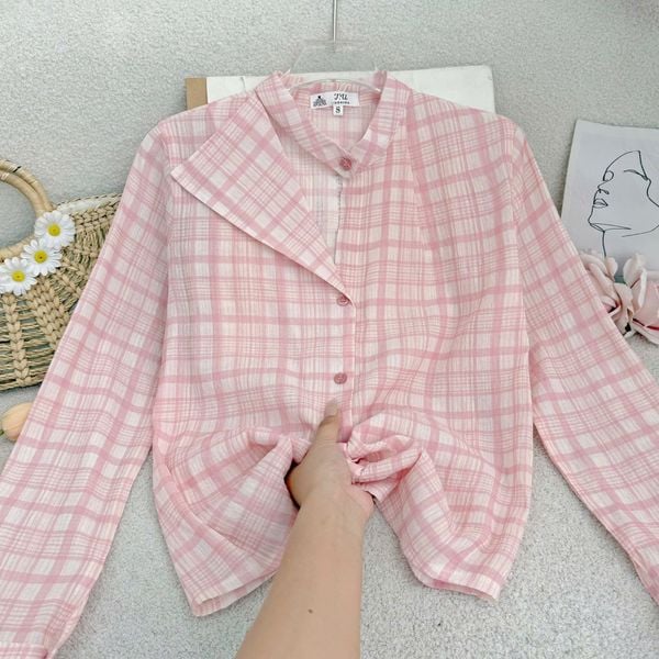 Áo Voan Ý Caro Thiết Kế TuTu Store Phù Hợp Đi Làm Dành Cho Nữ - Mã AS581