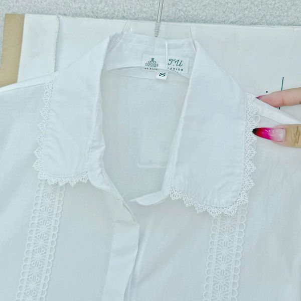 Áo Sơ Mi Cotton Xô Bèo Phù Hợp Đi Chơi Thiết Kế TuTu Store Dành Cho Nữ -Mã A499