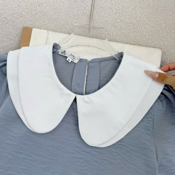 Áo Nhung 2 Da Cổ Bèo Thiết Kế TuTu Store Phù Hợp Đi Làm Dành Cho Nữ - Mã A526